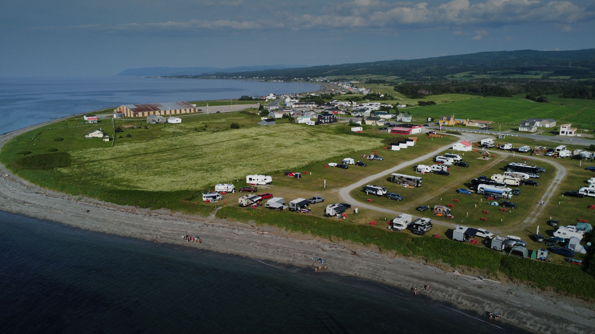 Camping au bord de la mer