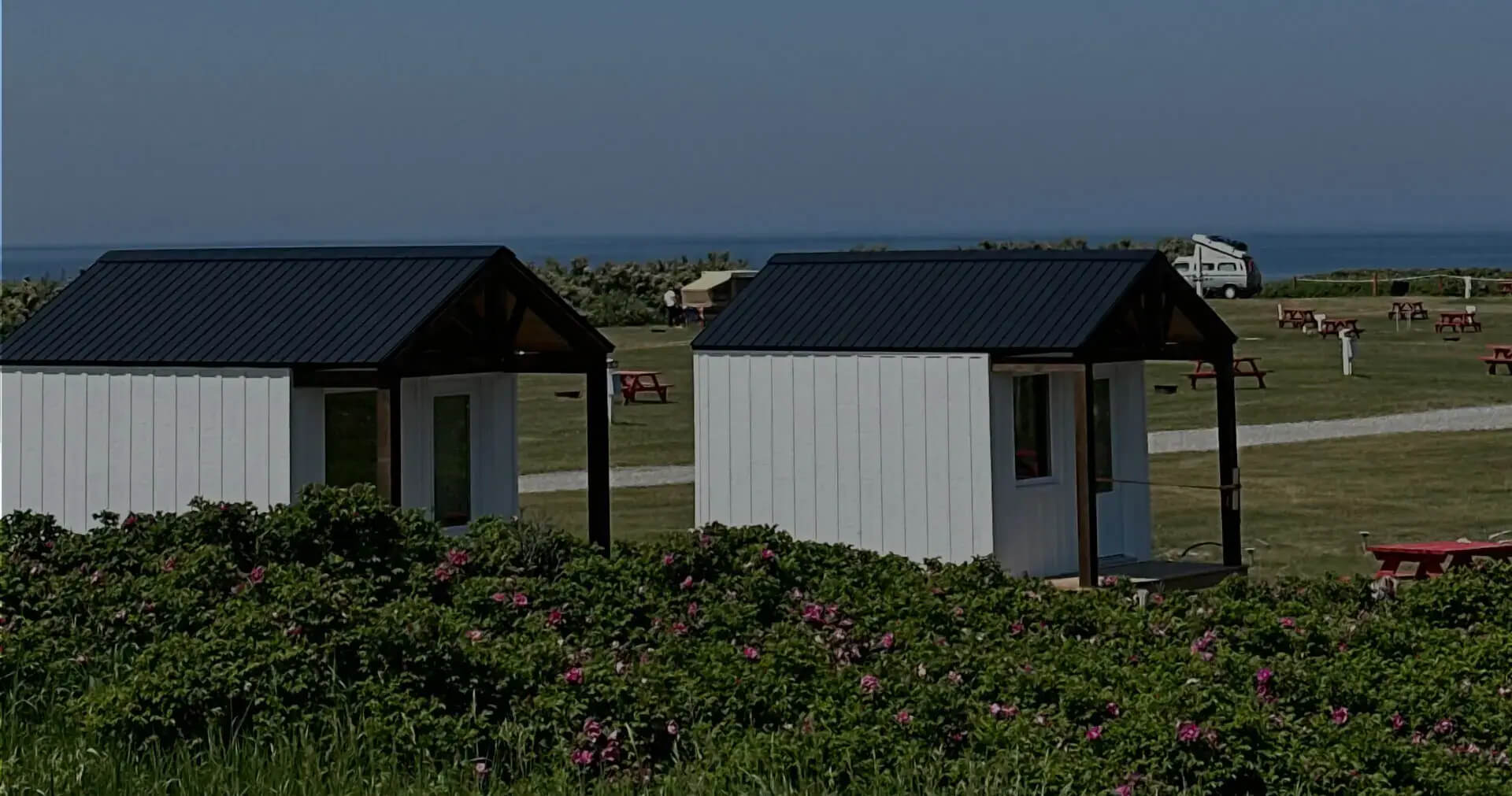 Camping au bord de la mer